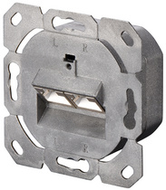 Aufputzdose Kat. 6A (tief), Detailansicht