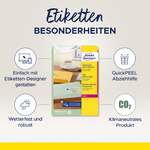 Etiketten Besonderheiten