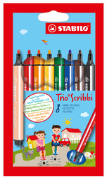 Fasermaler Trio(R) Scribbi, 8er Kartonetui