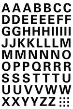(2) Buchstaben-Sticker, 10 mm