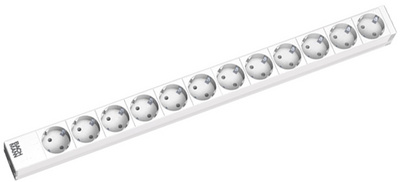 19" Steckdosenleiste "Zero-U Space", 12-fach