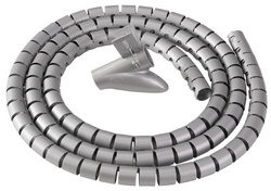 Gaine de câbles Câble Zip, argent