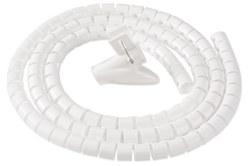 Gaine de câbles Câble Zip, blanc