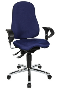 Bürodrehstuhl "Sitness 10", blau