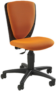 Fauteuil pivotant pour enfant "HIGH S'COOL", orange