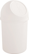 Poubelle "the flip", blanc