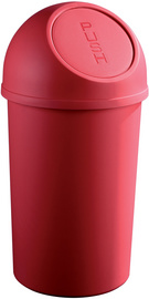 Poubelle "the flip", rouge