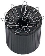 Distributeur de trombones "the clip line", noir