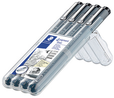Pigmentliner, 4er Etui