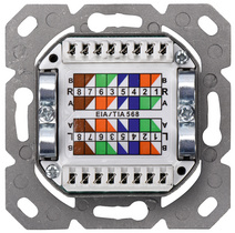 Aufputzdose Kat. 5e, Klasse D, Detailansicht