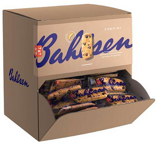Biscuits "Chokini" dans un présentoir