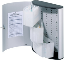 Armoire à pharmacie FIRST AID SET L, ouverte