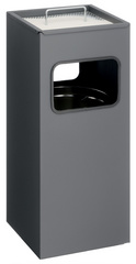 Papierkorb METALL, anhrazit