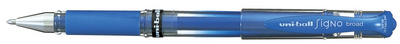  Gel-Tintenroller SIGNO broad UM-153, metallic-blau