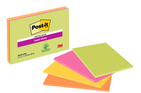 Bloc-note adhésif super sticky Meeting Notes, 152 x 101 mm, 4 blocs