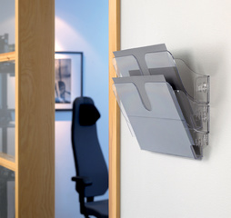Porte-brochures mural "FLEXIPLUS 2",exemple d'utilisation