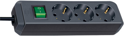 Symbolbild: Steckdosenleiste Eco-Line, schwarz