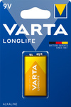 Alkaline Batterie Longlife, E-Block (9V), Verpackung
