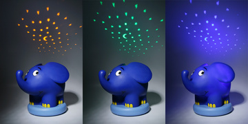 Musik-Sternenlicht "Elefant", Detailansicht