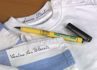 Markierstift für Textilien NM10, Anwendungsbeispiel