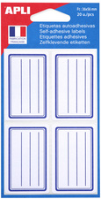 Buchetiketten 36 x 56 mm