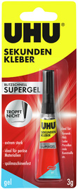 Sekundenkleber SUPERGEL,  3 g