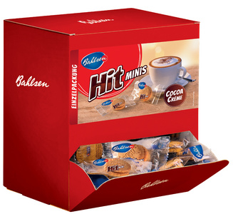 Biscuit fourré "Hit Minis" - dans un présentoir en carton