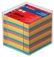 Boîtier pour bloc-notes, transparent, papier coloré