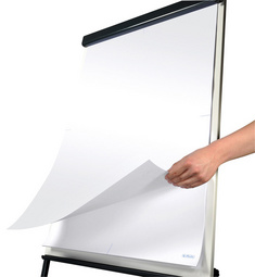 Symbolbild: Anwendung Flipchart-Block, blanko
