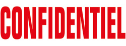 Exemple d'empreinte "CONFIDENTIEL"