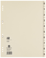  Intercalaires - 200 g/m2, avec oeillet