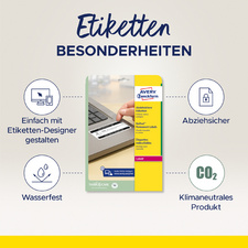 Etiketten Besonderheiten