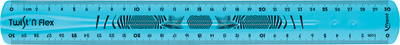 Symbolbild: Flachlineal Twist'n Flex, blau
