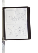 Système de présentation VARIO MAGNET WALL 5, noir