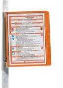 Système de présentation VARIO MAGNET WALL 5, orange
