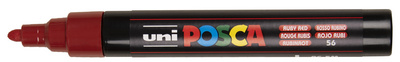 Pigmentmarker POSCA PC-5M, rubinrot