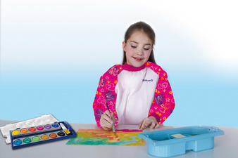 Anwendungsbeispiel Malschürze Girl