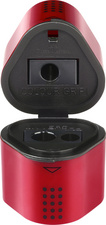 Dreifach-Spitzdose Colour GRIP, rot - geöffnet