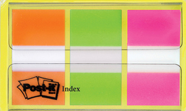 9082917: Haftmarker Index, orange/limonengrün/pink
