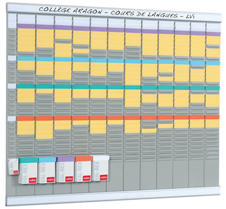 Planning annuel, 32 fentes