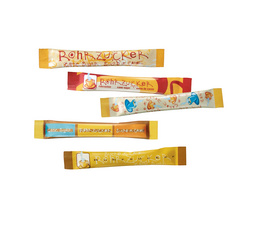Sticks de sucre roux, portions individuelles