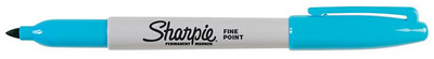 Permanent-Marker FINE, hellblau