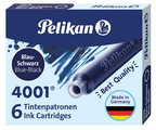 Tintenpatronen 4001 TP/6, blau-schwarz