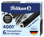 Tintenpatronen 4001 TP/6, brillant-schwarz