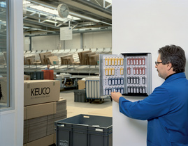 Armoire à clés KEY BOX, exemple d'utilisation