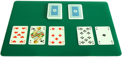 Visuel de référence: utilisation du sous-main pour loisirs comme support pour poker
