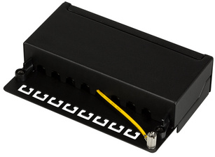  Desktop Patch Panel Kat. 6, schwarz