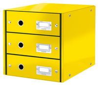 Bloc de classement Click & Store WOW, jaune