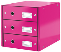 Bloc de classement Click & Store WOW, rose