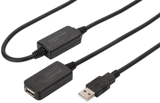  USB Verlängerungskabel, USB-A Stecker - USB-A Kupplung